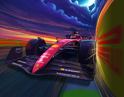 2022 Saudi Arabian GP Race Poster