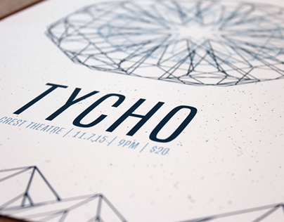 Tycho Gig Poster