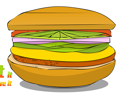 Hamburger illustration