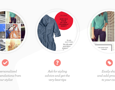 J. Crew Very Personal Stylist, Mobile App Pitch