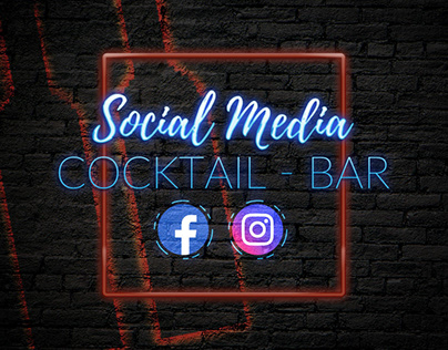 Social Media Cocktail Bar Bartender