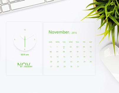 calendar design 2016