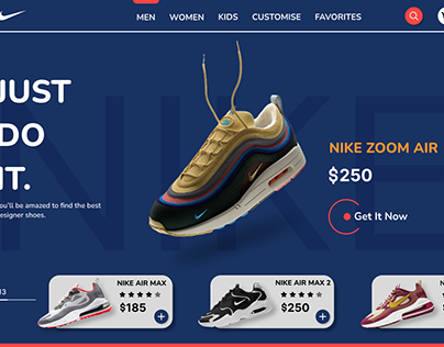 Nike web page
