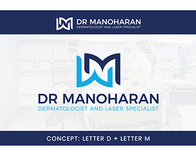 Dr Manoharan Logo Branding