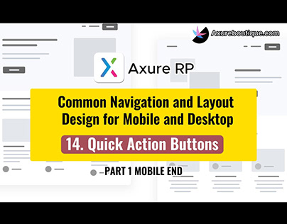 Common Navigation and Layout: 14.Quick Action Buttons