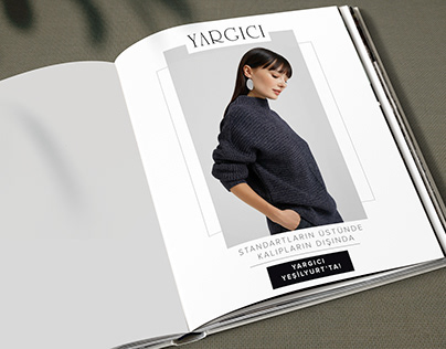 YARGICI / Moda Sayfası Görsel Tasarımı