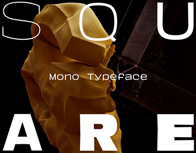 Square Mono Typeface - Variable Font
