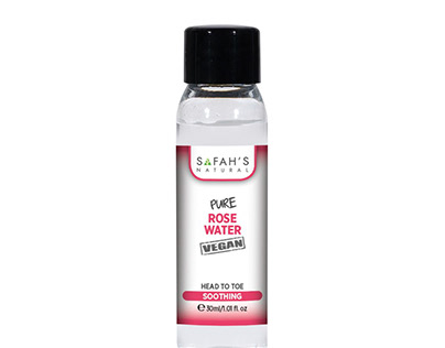 Safah's Natural Pure Rose Water 8.5 fl. Oz