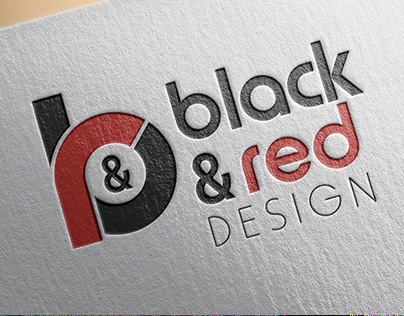 Black & Red Design Logo Tasarımı