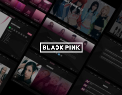 Blackpink KPop Girlgroup Website Design