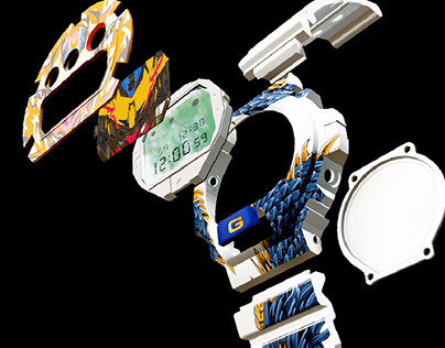 3D Model: Gundam Barbatos Customised G-Shock