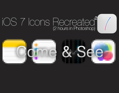 iOS 7 Icons Recreated - Set 2