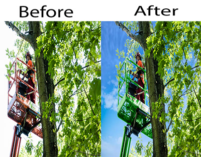 Sky replacement and color change service