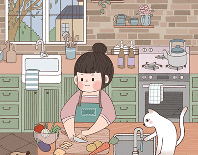 [Petit Yul's Illustration] Homecooking