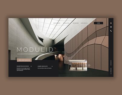 Website Design - Modulid 3D Architecture