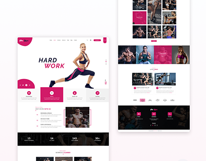 #Creative The GYM PSD Templete Bootstrap grid system