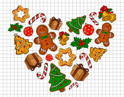 Gingerbread Christmas Item Design