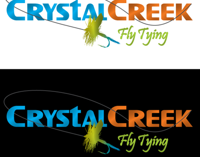 Logo Design: Crystal Creek Fly Tying