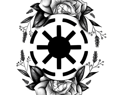 Galactic Republic Tattoo Design