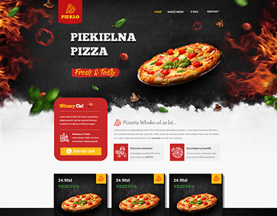 Pizza Web Template