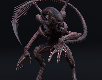 Project thumbnail - Xenomorph Concept Art