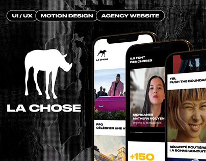 New site & branding for La Chose agency