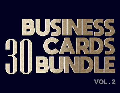 30 Business Cards Bundle