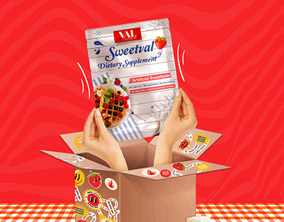 Project thumbnail - Val LLC Virginia USA - Sweetval Diet Sugar Packaging