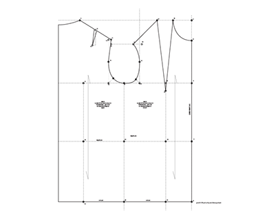 Apparel Pattern Drafting -CAD