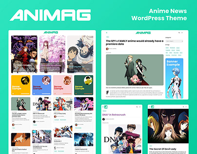 ANIMAG - Anime WordPress Theme