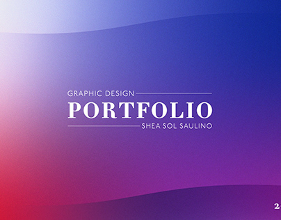 Shea Sol Saulino Graphic Design Portfolio 2024