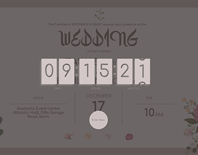 Wedding Invite (Web and Mobile)