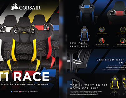 CORSAIR T1 Racing Gaming Chair