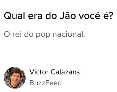 BuzzFeed Brasil - Redator