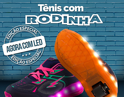 Tênis com Rodinha - Clovis Calçados.