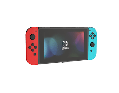 Nintendo Switch Model And Render