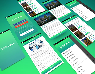 Hotel Booking Android App Design Concept