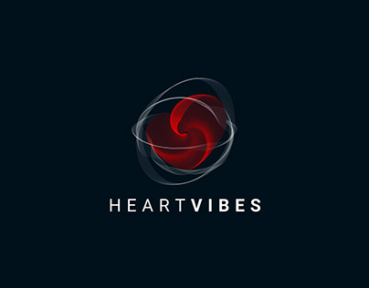 HeartVibes Logo Design
