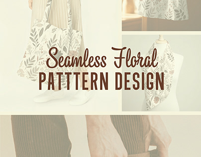 Aesthetic elegance Seamless Floral pattern design
