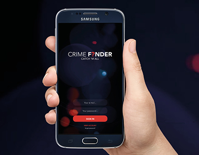 App design: CRIME F?NDER