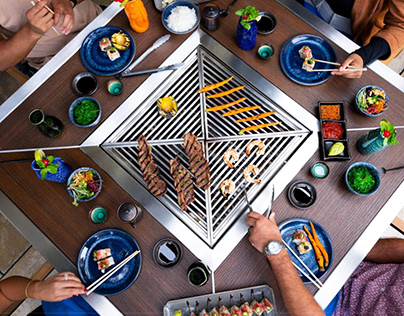 Korean Barbecue Table Grills | unique dining experience
