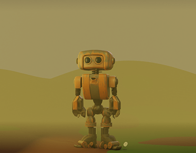 A helpless robot at unknow planet