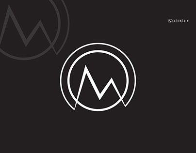 Mountain M Stylish Business Logo Design