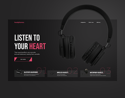 Website for Headphones