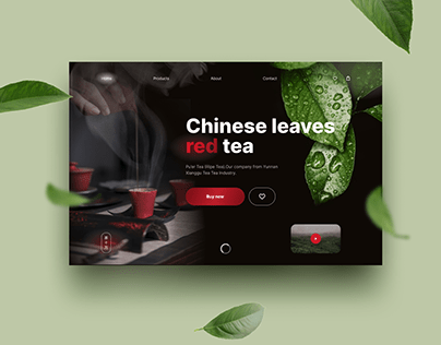 Chinese Red Tea Concept
