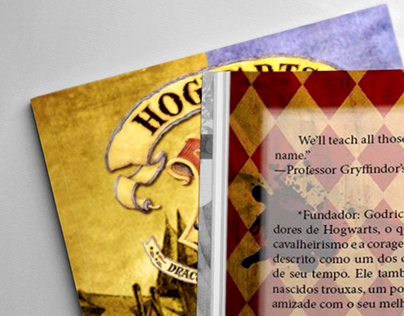 Revista sobre as casas de Hogwarts