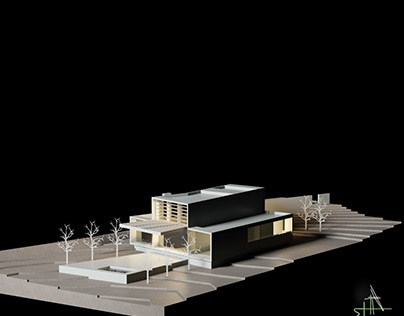 Architectural Model Render - Maquette Rendering