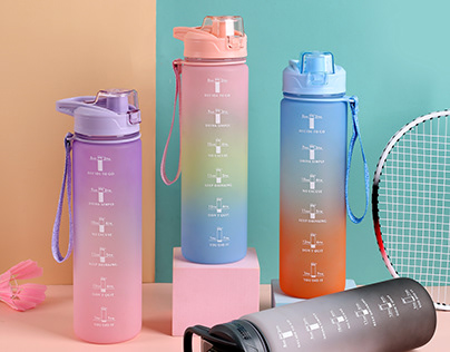 Sports water bottles