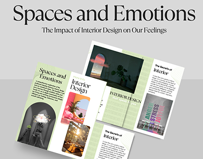 Spaces and Emotions -Booklet design