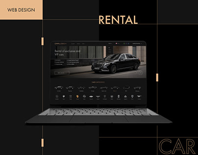 Luxury Car Rental Website design